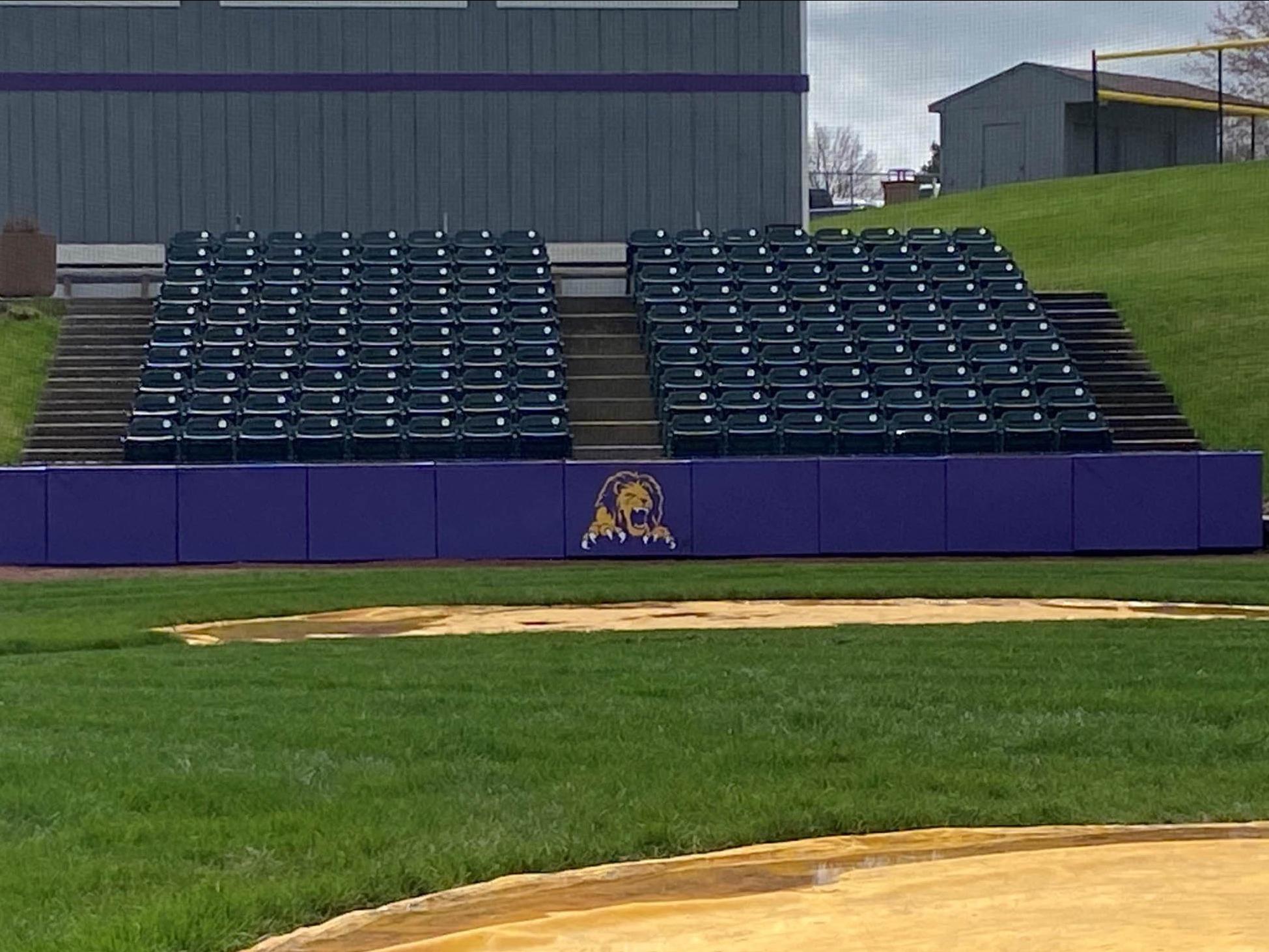 denison IA baseball field padding