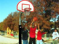 kids playing basketball